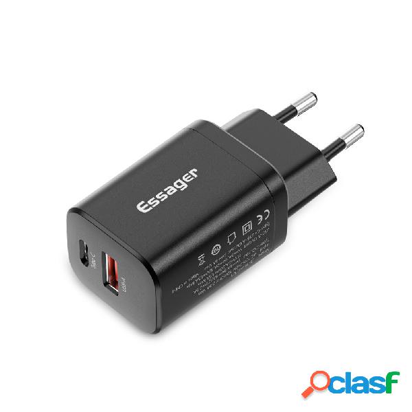 ESSAGER Journey PD 30W QC 3.0 Dual Ports USB-A + Type-C