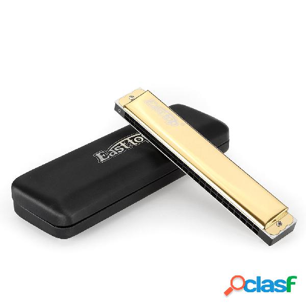 Easttop T2403 Harmonica Senior Adult Beginner 24 Hole C Tune