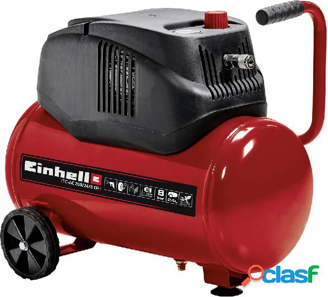 Einhell Compressore TC-AC 200/24/8 OF 24 l 8 bar