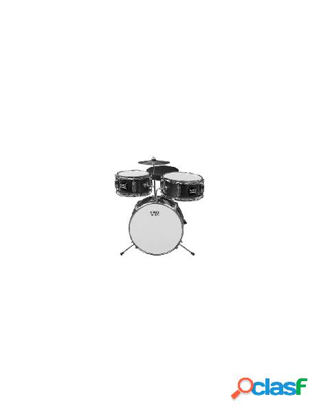 Eko - batteria acustica eko drums ed 100 black