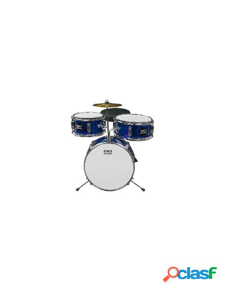 Eko - batteria acustica eko drums ed 100 metallic blue