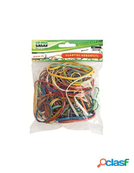 Elastici gomma busta 50 g ass.