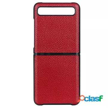 Elegante custodia in pelle Flip per Samsung Galaxy Z - rossa