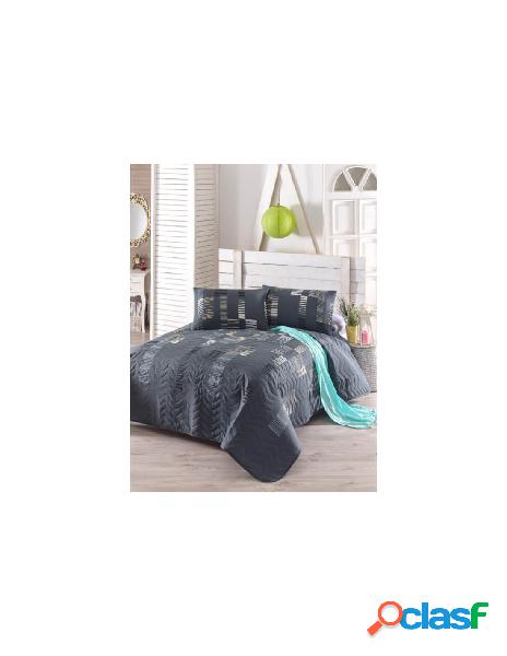 Eponj home - copriletto king size 200x250 cm trace forme