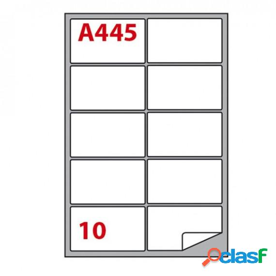 Etichetta adesiva A445 - permanente - 99,6x57 mm - 10