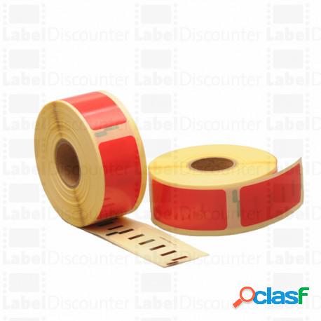 Etichette 11352 Rosse 54Mmx25Mm Compatibili Rotolo Da 400