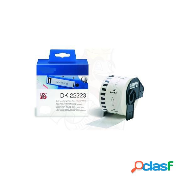 Etichette Dk22223 50Mmx30.48Metri Compatibili Bianche Rotolo