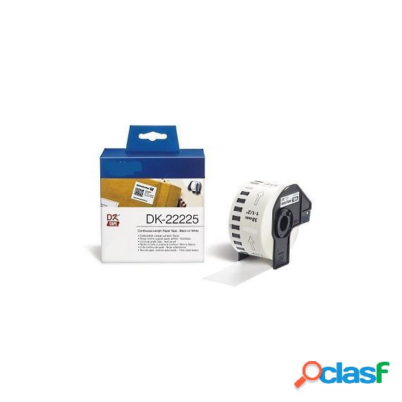 Etichette Dk22225 38Mmx30.48Metri Compatibili Bianche Rotolo