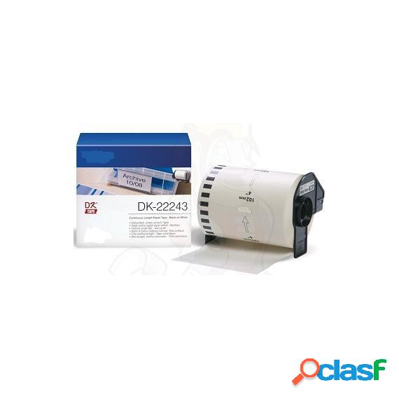 Etichette Dk22243 102Mmx30.48Metri Compatibili Bianche