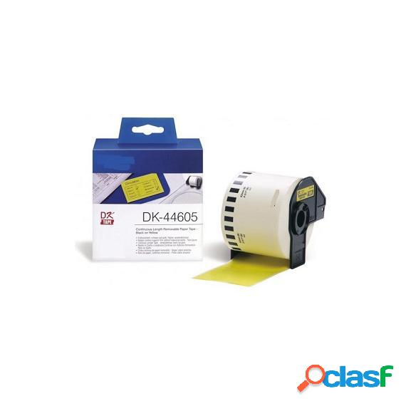Etichette Dk44605 62Mmx30.48Metri Compatibili Gialle Rotolo
