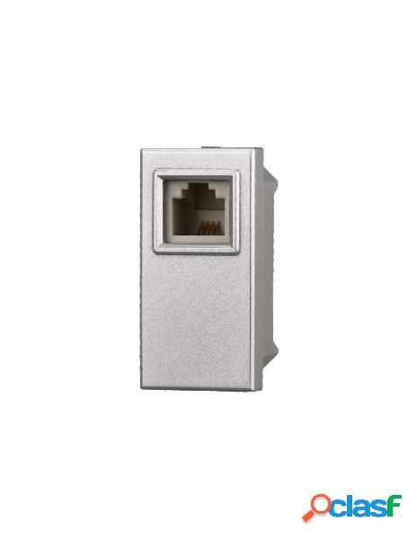 Ettroit connettore telefonica presa rj11 colore grigio