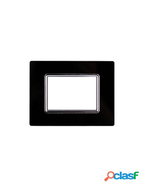 Ettroit - ettroit placca in vetro serie space 3p colore nero
