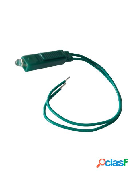 Ettroit lampada led verde 220v 0.5w compatibile con bticino