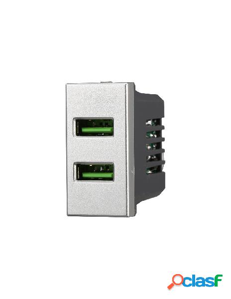 Ettroit modulo presa caricatore 2 usb 5v 2,1a 2 porte usb-a