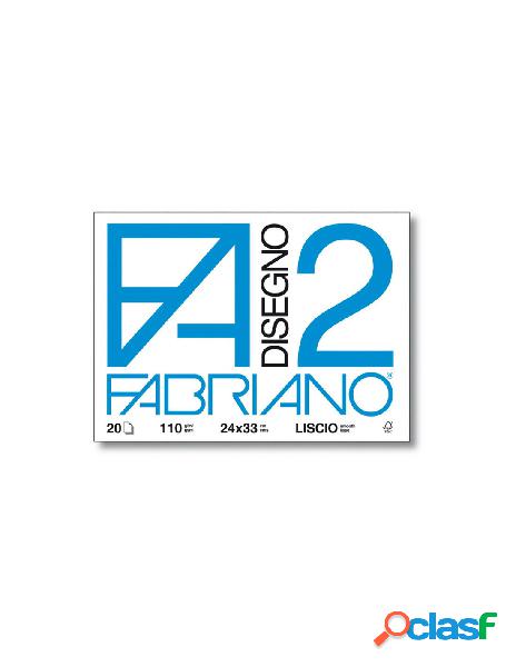 Fabriano - blocco fabriano f2 24x33 liscio 20 fogli 10 pezzi