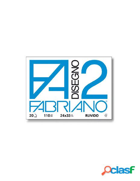 Fabriano - blocco fabriano f2 24x33 ruvido 20 fogli cf.10