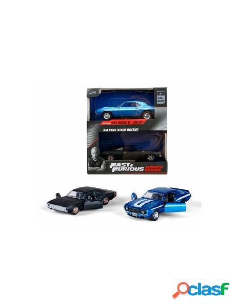 Fast & furious twin pack 1:32 1969 chevrolet camaro & 1968