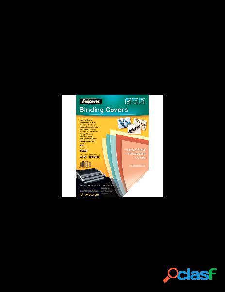 Fellowes - copertine rilegatura fellowes 5380001 trasparente