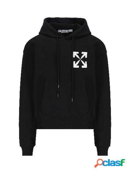 Felpa “Arrow” Off-White” In Cotone