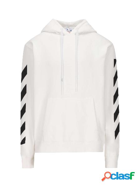 Felpa Slim Con Righe Diagonali E Motivo Arrow