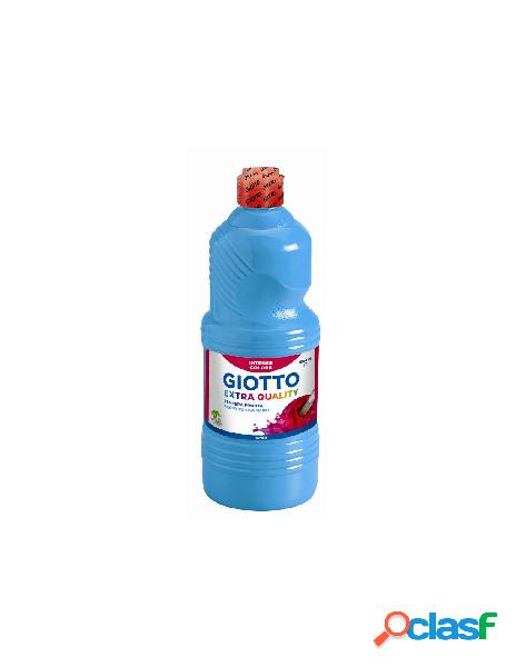 Flacone 1lt giotto tempera cyan (azzurro ciano)