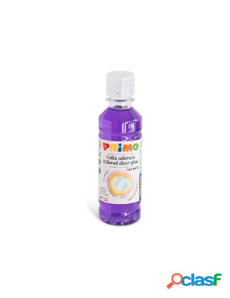 Flacone 240ml colla ad acqua colorata colore viola