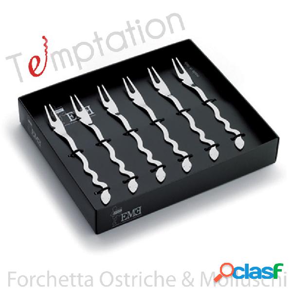 Forchette Molluschi 6 pezzi Temptation in acciaio inox 1810