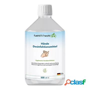 FuehlDichWohl24 Liquido disinfettante per le mani - 70% di