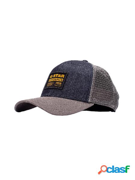 G-Star Raw cappello da baseball con visiera Blu grigio