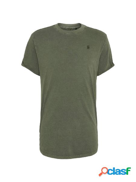 G-Star Tshirt a maniche corte in cotone Verde militare