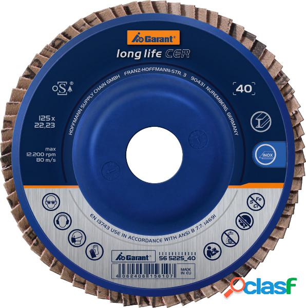 GARANT - Disco abrasivo lamellare long life CER conico ⌀