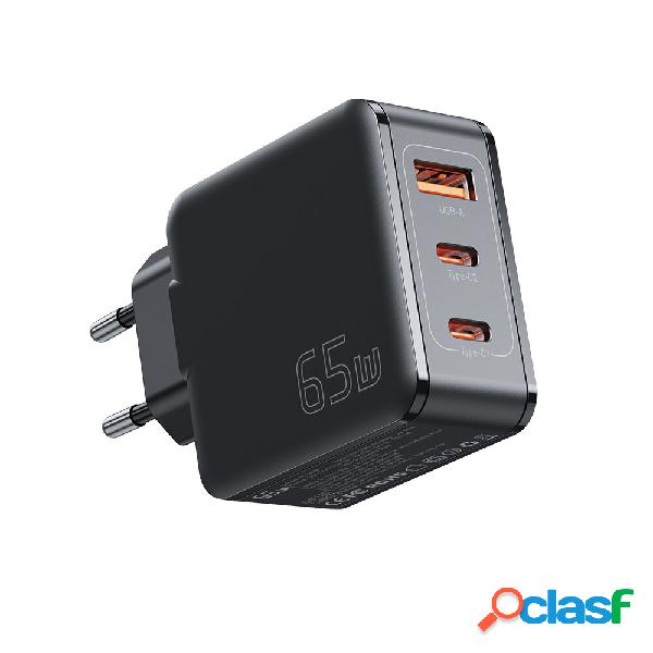 [GaN Tech] ESSAGER JT-G65B 65W Caricabatterie USB PD a 3