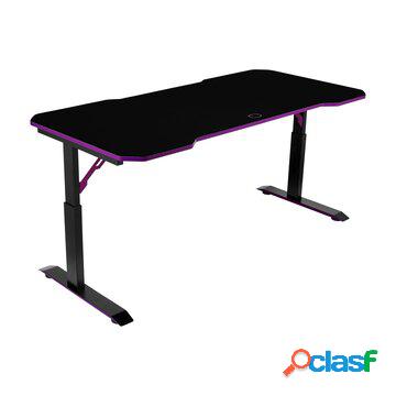Gd160 scrivania da gaming 1,6m porpora, nero