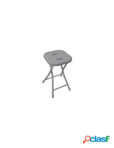 Gedy - sgabello bagno gedy c076 08 pieghevole grigio
