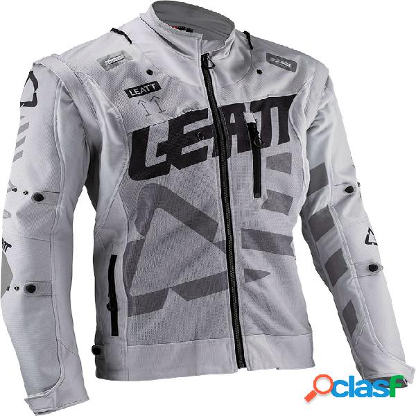 Giacca moto Leatt GPX 4.5 X-Flow Grigio Steel