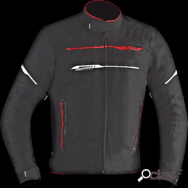 Giacca moto touring invernale Ixon Zetec HP Nero Rosso