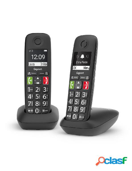 Gigaset wireless phone e290 duo black l36852-h2901-d201