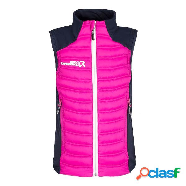 Gilet Rock Experience Malik Hybrid (Colore: beetroot