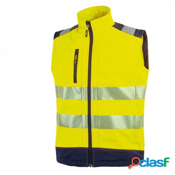 Gilet alta visibiltA Softshell Dany - taglia L - giallo fluo