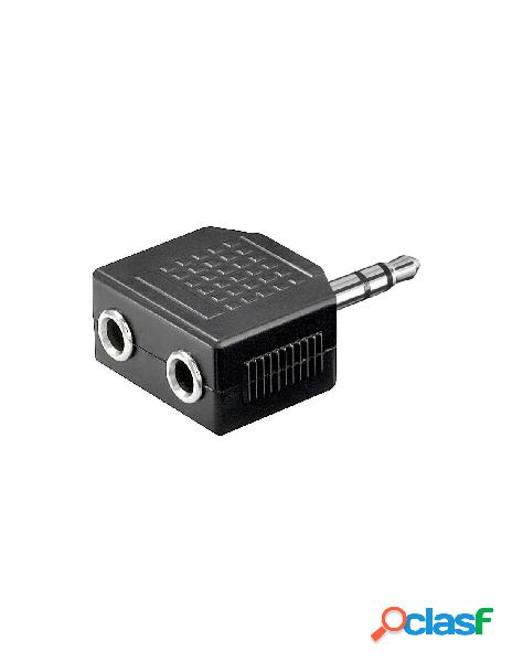 Goobay - adattatore audio 3.5mm stereo 1m/2f