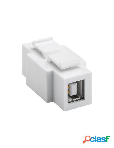 Goobay - adattatore keystone usb2.0 a/b installabile in