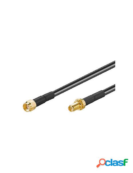 Goobay - cavo antenna rp-sma m/f 1 mt