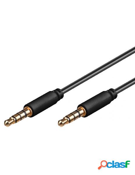 Goobay - cavo audio 3,5 mm m/m iphone, ipad, ipod 1 m