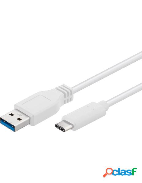Goobay - cavo usb3.0 a maschio usb-c&trade maschio 1m bianco