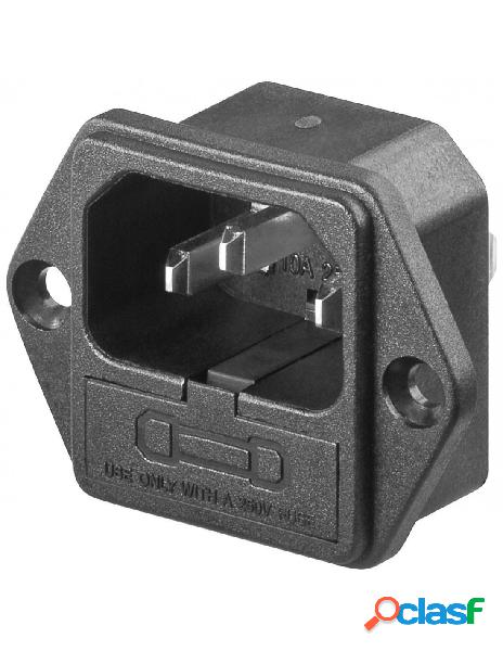 Goobay - connettore vde da pannello c/viti maschio con