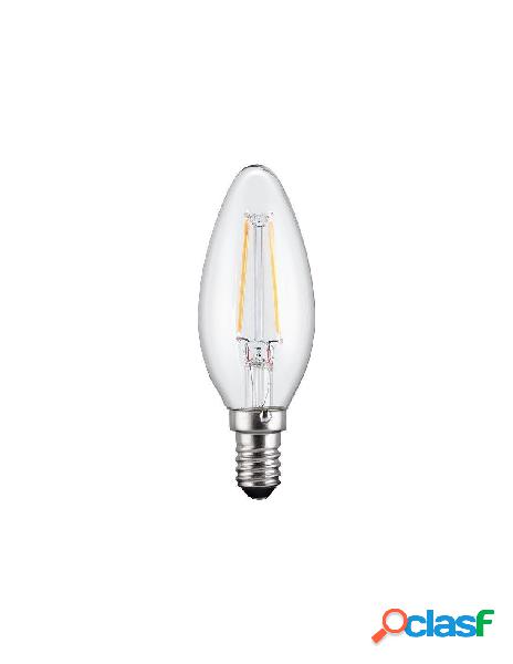 Goobay - lampada led candela e14 bianco caldo 2.8w filamento