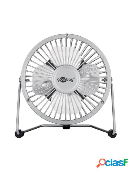 Goobay - mini ventilatore usb 4 argento