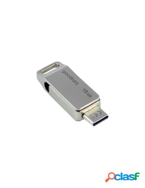 Goodram - goodram dualdrive otg 16gb usb 3.2 + type c