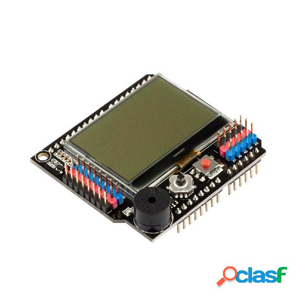 Grafica Robotdyn® LCD 128x64 Display Scheda + Buzzer Shield