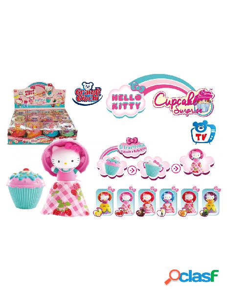 Grandi giochi - cupcake surprise hello kitty 6 bambole